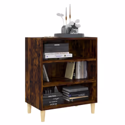 vidaXL Sideboard Smoked Oak Engineered Wood Standing Shelf Storage Cabinet