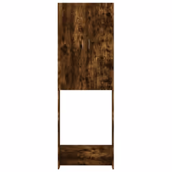 vidaXL Washing Machine Cabinet Bathroom Laundry Room Cupboard Storage Rack - smoked oak - Additional view 6