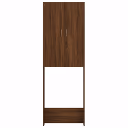 vidaXL Washing Machine Cabinet Bathroom Laundry Room Cupboard Storage Rack - brown oak - Additional view 6