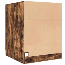 vidaXL Washing Machine Cabinet Bathroom Laundry Room Cupboard Storage Rack - smoked oak - Additional view 4