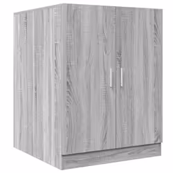 vidaXL Washing Machine Cabinet Bathroom Laundry Room Cupboard Storage Rack - grey sonoma