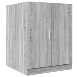 vidaXL Washing Machine Cabinet Bathroom Laundry Room Cupboard Storage Rack - grey sonoma