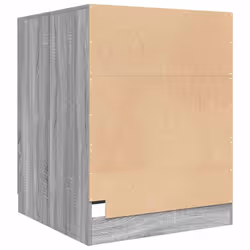 vidaXL Washing Machine Cabinet Bathroom Laundry Room Cupboard Storage Rack - grey sonoma - Additional view 5