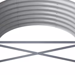 VidaXL 318919 planter Galvanized steel Grey - Additional view 5