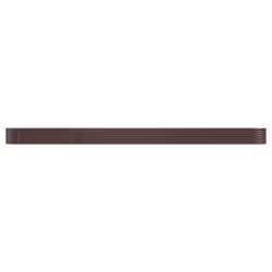 vidaXL Garden Planter Patio Flower Pot Raised Garden Bed Powder-coated Steel - brown, 620 x 80 x 36 cm - Additional view 2