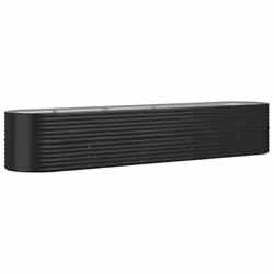 vidaXL Garden Planter Patio Flower Pot Raised Garden Bed Powder-coated Steel - anthracite, 368 x 80 x 68 cm