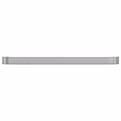 vidaXL Garden Planter Patio Flower Pot Raised Garden Bed Powder-coated Steel - silver, 544 x 100 x 36 cm