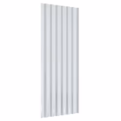 vidaXL 12/36x Roof Panels Powder-coated Steel Corrugated Multi Colours/Sizes - grey, 100 x 36 cm - Additional view 4
