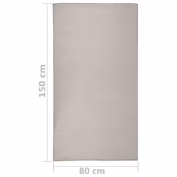 vidaXL Outdoor Flatweave Rug Patio Garden Runner Mat Area Rug Floor Carpet - taupe, 80 x 150 cm - Additional view 5