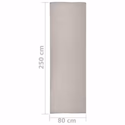vidaXL Outdoor Flatweave Rug Patio Garden Runner Mat Area Rug Floor Carpet - taupe, 80 x 250 cm - Additional view 5