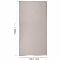 vidaXL Outdoor Flatweave Rug Patio Garden Runner Mat Area Rug Floor Carpet - taupe, 100 x 200 cm - Additional view 3