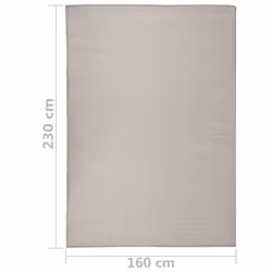vidaXL Outdoor Flatweave Rug Patio Garden Runner Mat Area Rug Floor Carpet - taupe, 160 x 230 cm - Additional view 3