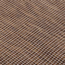 vidaXL Outdoor Flatweave Rug Patio Garden Runner Mat Area Rug Floor Carpet - brown, 160 x 230 cm - Additional view 4