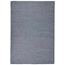 vidaXL Outdoor Flatweave Rug Patio Garden Runner Mat Area Rug Floor Carpet - blue, 160 x 230 cm