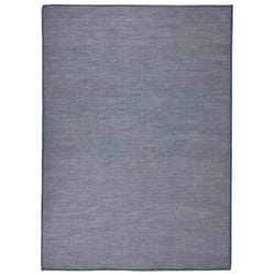 vidaXL Outdoor Flatweave Rug Patio Garden Runner Mat Area Rug Floor Carpet - blue, 200 x 280 cm