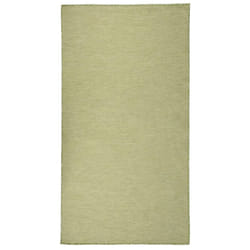 vidaXL Outdoor Flatweave Rug Patio Garden Runner Mat Area Rug Floor Carpet - green, 80 x 150 cm
