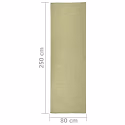 vidaXL Outdoor Flatweave Rug Patio Garden Runner Mat Area Rug Floor Carpet - green, 80 x 250 cm - Additional view 5