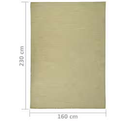 vidaXL Outdoor Flatweave Rug Patio Garden Runner Mat Area Rug Floor Carpet - green, 160 x 230 cm - Additional view 5