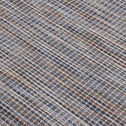 vidaXL Outdoor Flatweave Rug Patio Garden Runner Mat Area Rug Floor Carpet - brown and black, 80 x 150 cm - Additional view 5