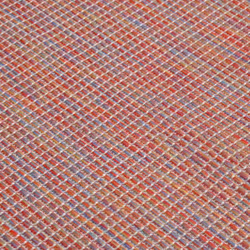 vidaXL Outdoor Flatweave Rug Patio Garden Runner Mat Area Rug Floor Carpet - red, 120 x 170 cm - Additional view 4