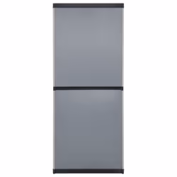 vidaXL Garden Storage Cabinet with 3 Shelves Grey & Black Utility Cabinet Rack - Additional view 4
