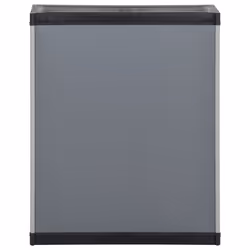 vidaXL Garden Waste Cabinet Grey and Black PP Trash Bin Rubbish Separator Sack - Additional view 4