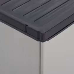vidaXL Garden Waste Cabinet Grey and Black PP Trash Bin Rubbish Separator Sack - Additional view 8