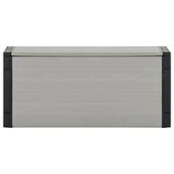 vidaXL Garden Waste Basket Grey Trash Bin Rubbish Separator Sack Recycle Bin