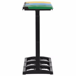 vidaXL Bin Bag Stands with Lid 240-330 L Multicolour PP Garbage Bag Holder - Additional view 4