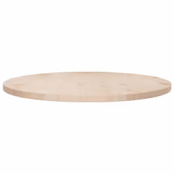 vidaXL Table Top Replacement Coffee Table Top Dining Table Top Solid Wood Pine - brown, ? 70 x 2.5 cm - Additional view 4