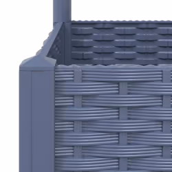 vidaXL Garden Planter with Trellis Plant Pot Flower Pot Planter Blue Grey PP