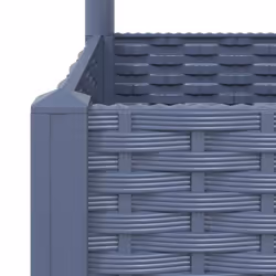 vidaXL Garden Planter with Trellis Plant Pot Flower Pot Planter Blue Grey PP - Additional view 8