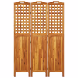 ) vidaXL Solid Wood Acacia Room Divider Separator Privacy Screen Multi Sizes - 121.5 x 2 x 180 cm (L x W x H - Additional view 4