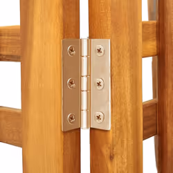 ) vidaXL Solid Wood Acacia Room Divider Separator Privacy Screen Multi Sizes - 162 x 2 x 115 cm (L x W x H - Additional view 7