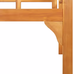 vidaXL Solid Wood Acacia Garden Bench Patio Outdoor Wooden Seat Furniture - Additional view 4