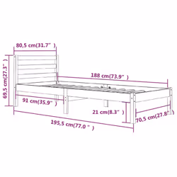VidaXL 810420 bed frame - Additional view 8