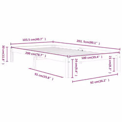 VidaXL 810346 bed frame - Additional view 8