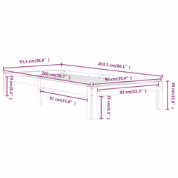 VidaXL 810350 bed frame - Additional view 8