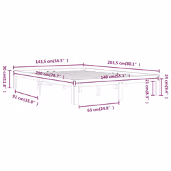 VidaXL 810365 bed frame - Additional view 8