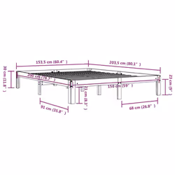 VidaXL 810370 bed frame - Additional view 8