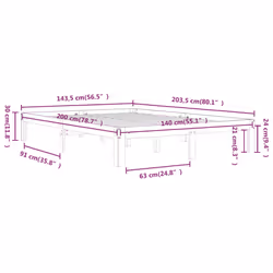 VidaXL 810376 bed frame - Additional view 6