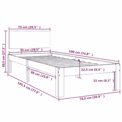 VidaXL 810459 bed frame - Additional view 8