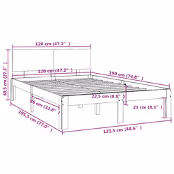VidaXL 810466 bed frame - Additional view 8