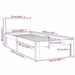 VidaXL 810480 bed frame - Additional view 8