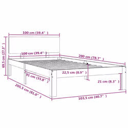 VidaXL 810486 bed frame - Additional view 8