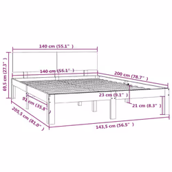 VidaXL 810496 bed frame - Additional view 8