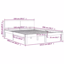 VidaXL 810501 bed frame - Additional view 8