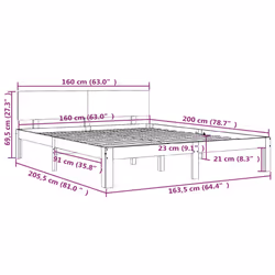 VidaXL 810510 bed frame - Additional view 8