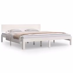 VidaXL 810511, White, 183.5 cm, 2.06 m, 69.5 cm, 1800 x 2000 mm, 23 cm