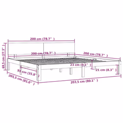VidaXL 810515 bed frame - Additional view 8